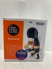 DELONGHI DOLCE GUSTO MINI ME POD COFFEE MACHINE IN WHITE & BLACK