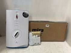 MIRA SPORT MAX ELECTRIC SHOWER IN WHITE/CHROME-RRP £250