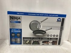 NINJA ZEROSTICK STAINLESS 2 PIECE PAN SET- 20CM & 26CM FRYING PANS