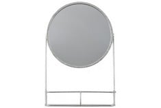 2X EMERSON MIRROR SILVER 420X110X630MM - ITEM NO. 703713 - RRP £129.95