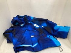 SUPREME GORE-TEX XNAS MENS JACKET IN BLUE / WHITE SIZE SMALL