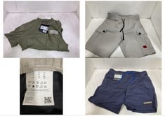 3 X ASSORTED MENS CLOTHING TO INCLUDE NAPAPIJRI BLUE MARINE REGULAR FIT SWIM SHORTS SIZE LARGE