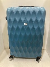 BLUE 4 WHEEL SUITCASE SET OF 3