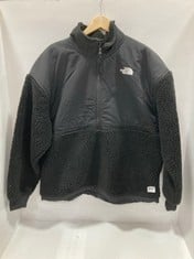 THE NORTH FACE BLACK FLEECE JACKET - SIZE L