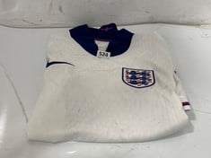 NIKE ENGLAND HOME 2024 FOOTBALL TSHIRT WHITE SIZE MEDIUM