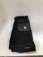 DEWALT MENS BLACK WORKWEAR TROUSERS W30L33