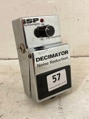 ISP TECHNOLOGIES DECIMATOR NOISE REDUCTION EFFECT PEDAL-RRP £354