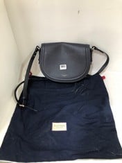 WOMENS ASPINAL OF LONDON NAVY PEBBLE LEATHER STELLA CROSS-BODY SATCHEL - RRP £450