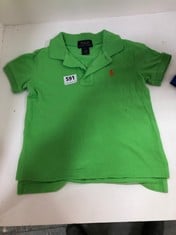 4X RALPH LAUREN KIDS CLOTHING TO INCLUDE RALPH LAUREN GREEN POLO SHIRT AGE 2