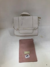 RADLEY BLUE HAPPY PASSPORT HOLDER AND KATIE LOXTON LONDON WHITE CROSS BODY HANDBAG