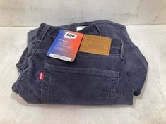 LEVI 511 SLIM FIT JEANS NAVY CORD W36 L30