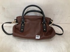 KATE SPADE BROWN LEATHER FOLDING 2WAY CROSSBODY BAG IN CHOCOLATE-RRP £264