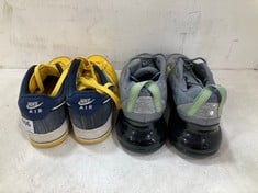 NIKE AIR FORCE 1 LOW 07 LV8 AMARILLO OBSIDIAN SHOES SIZE 7.5 AND NIKE AIR MAX MX-720-818 SIZE 9