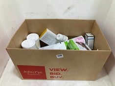 BOX OF ASSORTED HERBALIFE PRODUCTS TO INCLUDE HERBALIFE NUTRITION EXPRESS HEALTHY MEAL BARS