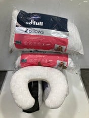 5 X ASSORTED BEDDING TO INCLUDE SILENTNIGHT SO FULL 2 PILLOWS