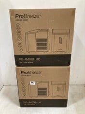 2 X PRO BREEZE ICE CUBE MAKER MODEL NO- PB-IM01B-UK