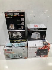 5 X ASSORTED KITCHEN APPLIANCES TO INCLUDE RUSSELL HOBBS MEDIUM RICE COOKER