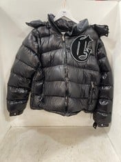 CORVIDAE SHINY BLACK V2 PUFFER IN SIZE MEDIUM-RRP £165