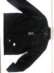 DICKIES CORDUROY EISENHOWER JACKET IN BLACK SIZE LARGE - RRP £125