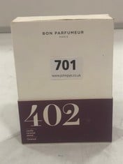 BON PARFUMEUR 402 VANILLE | CARAMEL | SANTAL 100ML-RRP £91