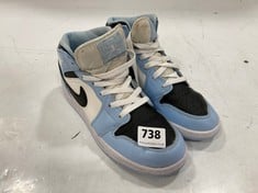 NIKE AIR JORDAN 1 MID 'ICE BLUE' GS WOMENS 5.5