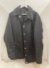 DUNHILL BLACK JACKET WITH WHITE PANEL SIZE MEDIUM