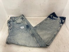 REPRESENT R3 BAGGY DENIM JEANS IN BLUE W32 - RRP £145