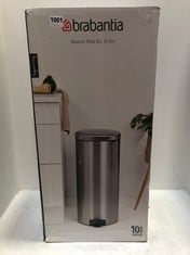 BRABANTIA NEWICON PEDAL BIN 30L IN STAINLESS STEEL