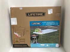 LIFETIME 4- FOOT ADJUSTABLE TABLE