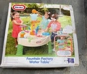 LITTLE TIKES FOUNTAIN FACTORY WATER TABLE