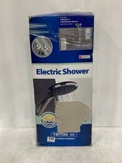 TRITON COLLECTION 2 9.5KW ELECTRIC SHOWER BRUSHED STEEL EFFECT