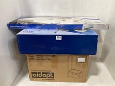 3 X ASSORTED ITEMS TO INCLUDE AIDAPT STEP STOOL WITH HANDRAIL