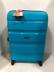 AMERICAN TOURISTER BLUE 4 WHEEL TRAVEL CASE