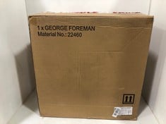 GEORGE FOREMAN INDOOR OUTDOOR BBQ ELECTRIC GRILL BLACK 22460 - RRP £119