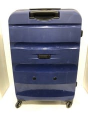 AMERICAN TOURISTER BLUE 4 WHEEL TRAVEL CASE