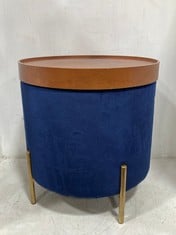 ASPECT ASPECT VALENTINE STOOL WITH TRAY TOP BLUE ASP-BL007