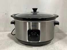 MORPHY RICHARDS 6.5L STAINLESS STEEL SLOW COOKER