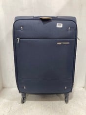 SAMSONITE NAVY 4 WHEEL TRAVEL CASE