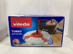 5 X ASSORTED MOPS TO INCLUDE VILEDA TURBO 2-IN-1 MICROFIBRE MOP & BUCKET SET