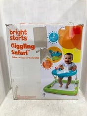 5 X ASSORTED ITEMS TO INCLUDE BRIGHT STARTS GIGGLING SAFARI BABY WALKER