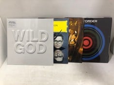 5 X ASSORTED VINYLS TO INCLUDE NICK CAVE & THE BAD SEEDS WILD GOD VINYL