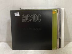 5 X ASSORTED VINYLS TO INCLUDE AC/DC BACK IN BLACK VINYL