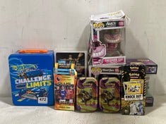 9 X ASSORTED ITEMS TO INCLUDE FUNK POP! GAMES FUNKO FUSION HOT FUZZ NICHOLAS ANGEL VINYL FIGURE