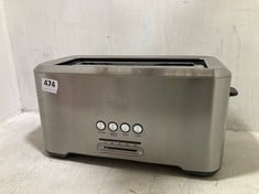 SAGE A BIT MORE 4 SLICE LONG SLOT TOASTER STAINLESS STEEL