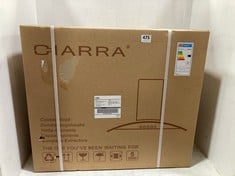 CIARRA 60CM CURVED GLASS COOKER HOOD CBCB6506B - RRP £179