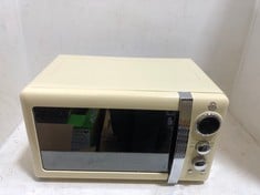 SWAN RETRO 20L 800W MICROWAVE OVEN CREAM