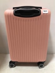 LUGG PINK 4 WHEEL SUITCASE