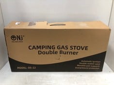 NJ DOUBLE BURNER PORTABLE CAMPING GAS STOVE DS-22