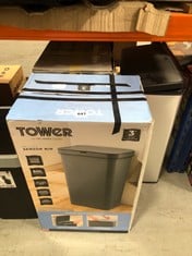 3 X ASSORTED BINS TO INCLUDE TOWER 50L SENSOR BIN