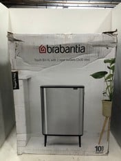 BRABANTIA TOUCH BIN HI WITH 2 INNER BUCKETS 2 X 30L